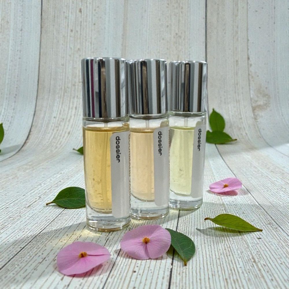 Dossier Vanilla Trio Set | Gourmand, Ambery & Aquatic Vanilla Travel Sprays - Picture 2 of 5